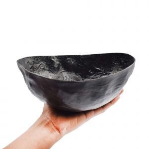 PujaNPujari Balck Iron Solid Bowl