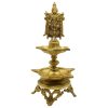 Tirupati balaji Brass Long Diya lamp