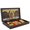 Shirdi Sai Baba Photo Frame with Charan Paduka -Puja N Pujari