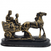 Couple on Horse Polyresin Showpiece