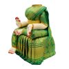 Varalakshmi Idol Green and Gold