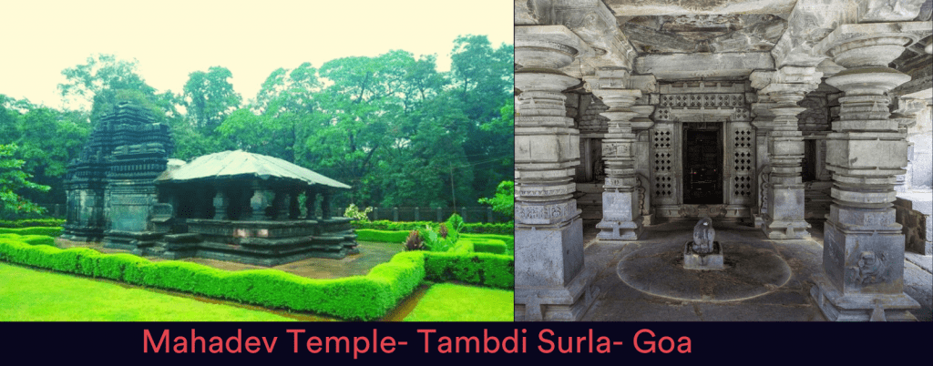 Mahadev Temple- Tambdi Surla- Goa
