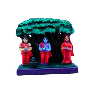 Ram Worshiping Shiva Linga Rameshwaram Navarathri Golu Dolls