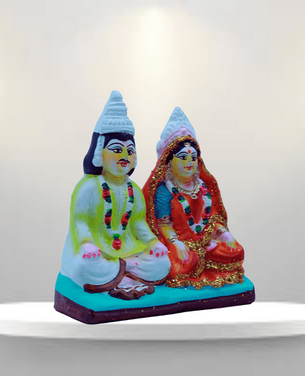 Celebrate the festive season with this beautiful set of Bengali Golu dolls! Perfect for Dasara/Navaratri, this set is sure to bring joy to your home. Buy Now from Puja N Pujari!