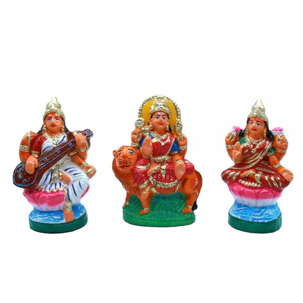 Saraswathi Durga Lakshmi golu doll