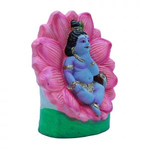 Krishna siting on Lotus Golu Dolls Set