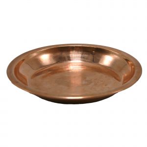 Pure Copper Pooja Plate /Thali Poojan Plate for Pooja Room