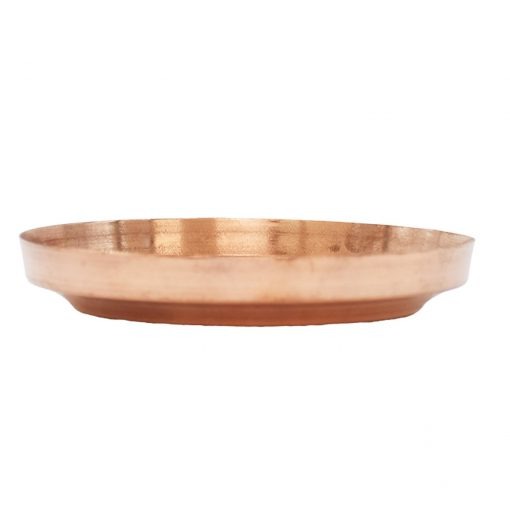 Pure Copper Pooja Plate | Thali Poojan Plate - Image 3