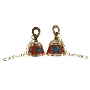 Hanging Bells for Pooja Room - Brass