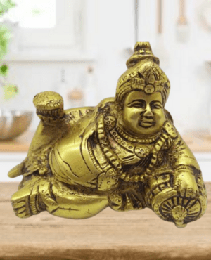 Brass or Pital Kuber Idol Home Decor