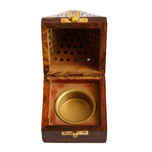 Wooden Incense Dhoop Holder - Image 2