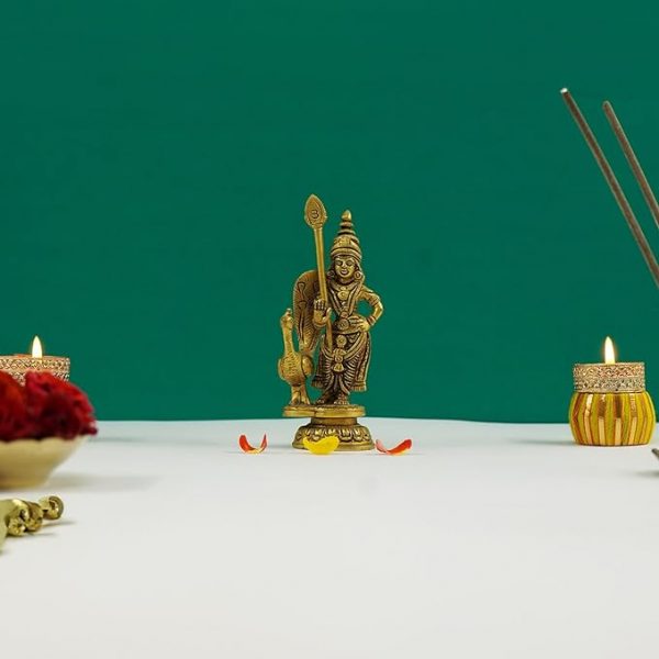 Brass or Pital Murugan Swami Idol