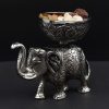 Metal Elephant Dry Fruit Bowl