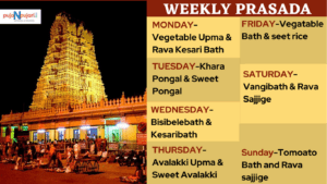 chamundeshwari temple WEEKLY PRASADA