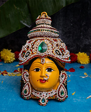 Varalakshmi Amman Face With Decoration -Puja N Pujari