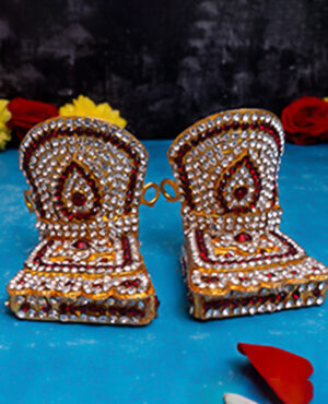 Brass Varalakshmi Hands And Legs With Stone -Puja N Pujari