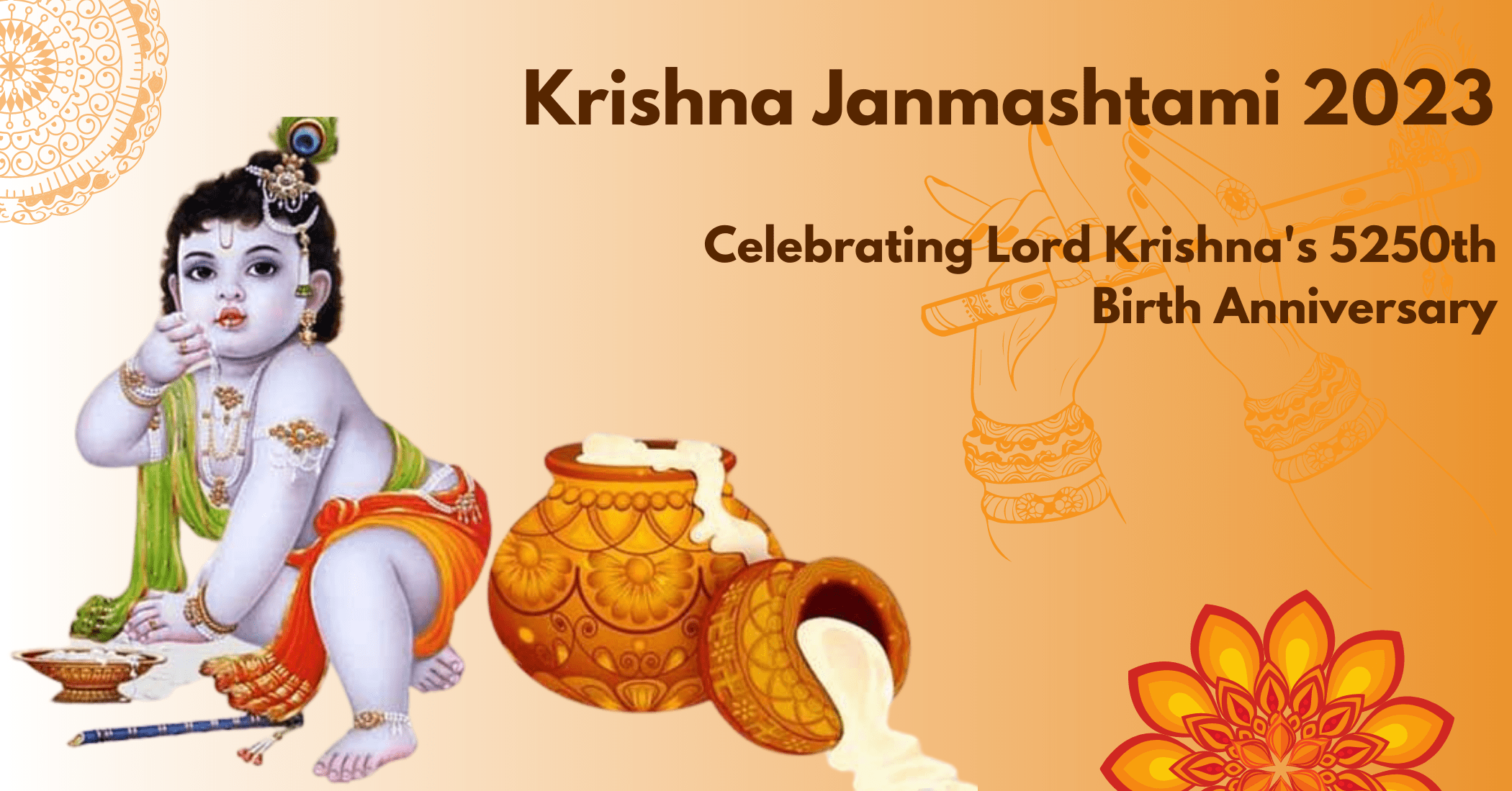 Krishna Janmashtami 2023: Celebrating Lord Krishna's 5250th Birth Anniversary