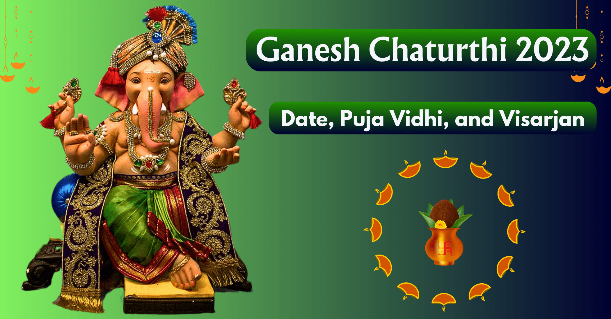 Mark Calendar for Ganesh Chaturthi 2023: Date, Puja Vidhi and Visarjan