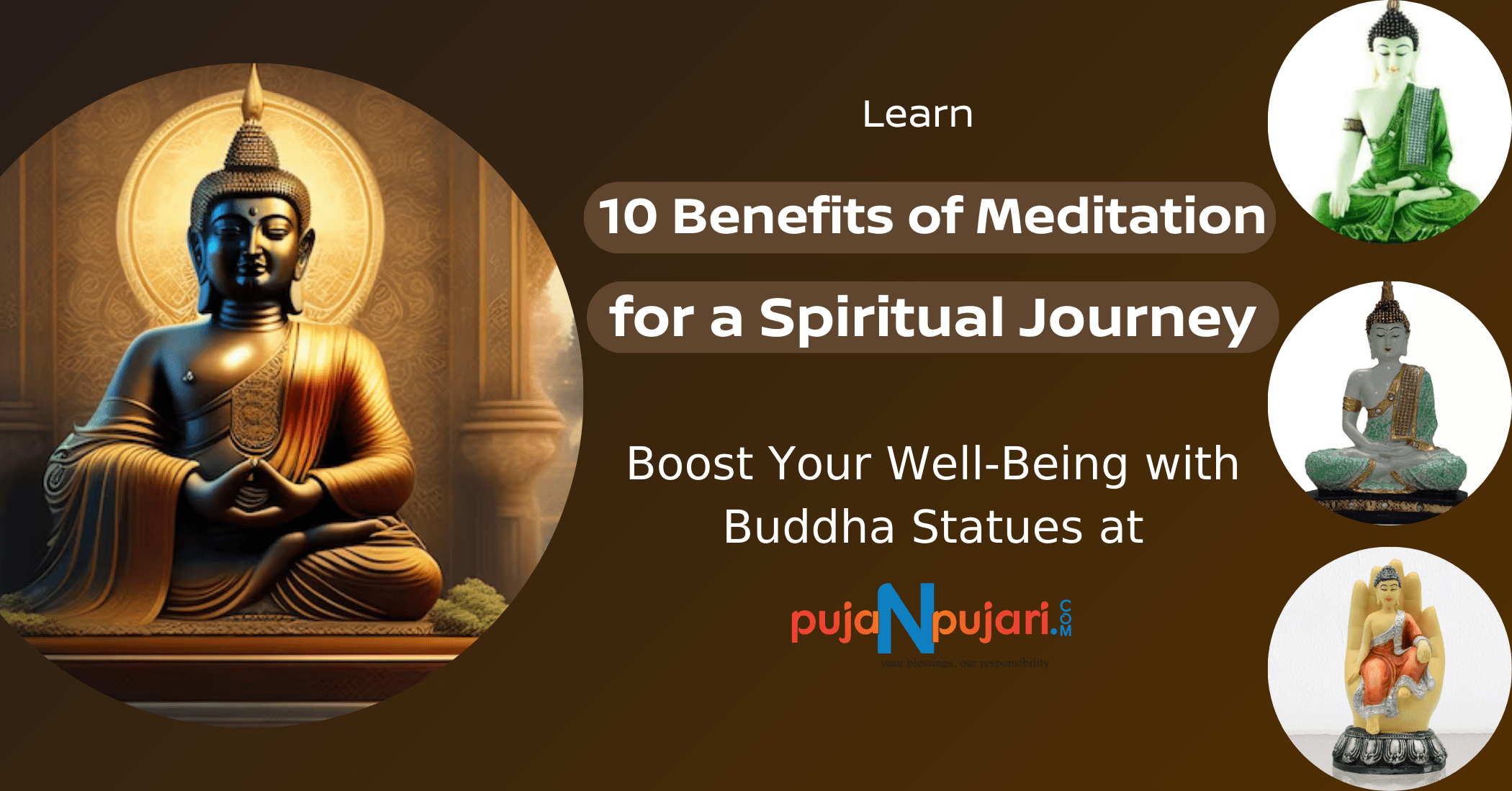 10 Benefits of Meditation for a Spiritual Journey: Boost Your Well-Being with Buddha Statues