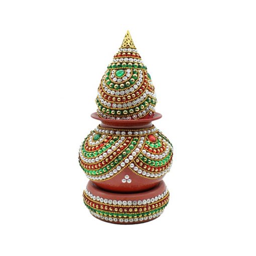 Mangal Kalash Lota Coconut Set for Puja - Image 2