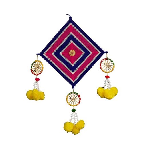 Woolen Wall Hangings Pom Pom Bright- Beautiful Home Decor - Image 3
