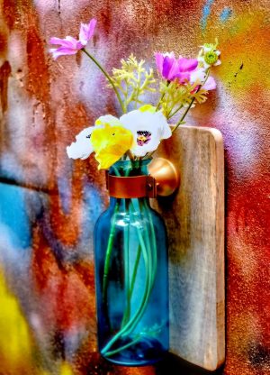 Flower Vase Glass Bottle Hanging