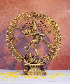 Brass Nataraja Dancing Shiva Statue -The Divine Dance of Shiva