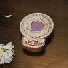 Kathakali Face Wooden Block T-Light Candle Holder