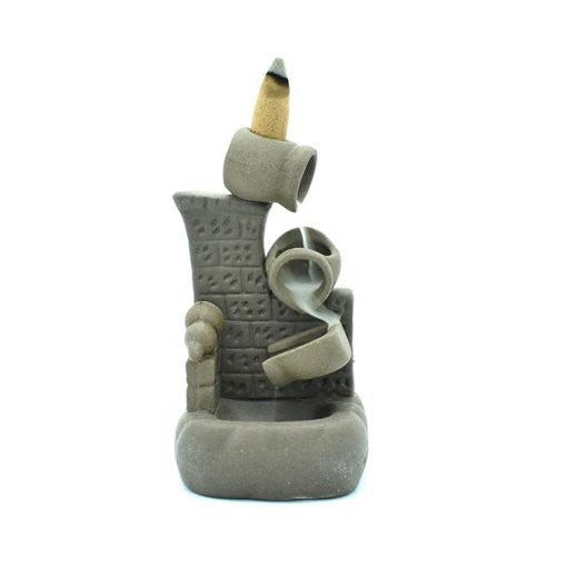 Ceramic Waterfall Smoke Backflow Incense Burner - Image 4