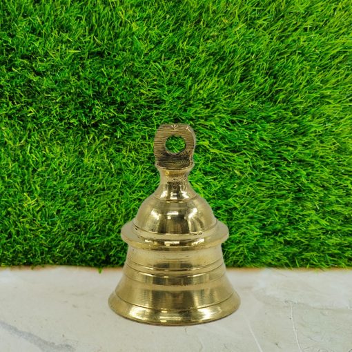 Handcrafted Brass Hanging Bell for Pooja