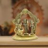 ram darbar murti, ram darbar murti for home, brass ram darbar murti, brass ram darbar statue, ram lakshman sita hanuman murti, pujanpujari online shopping