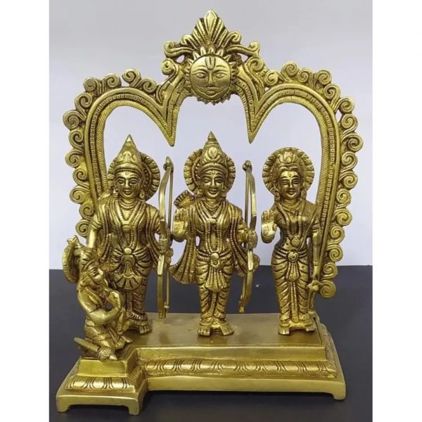 Brass Ram Darbar Murti For Home