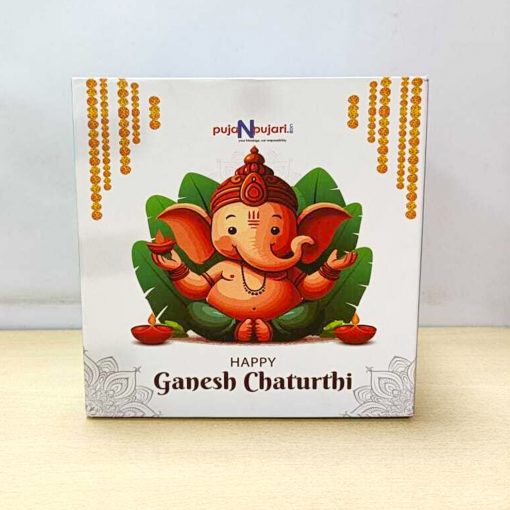 Ganesh Chaturthi Pooja Kit with 10 Items Puja Samagri - Image 6