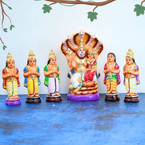 Narasimha Swamy Bhakta Prahlada Golu Dolls Set of 6Pcs