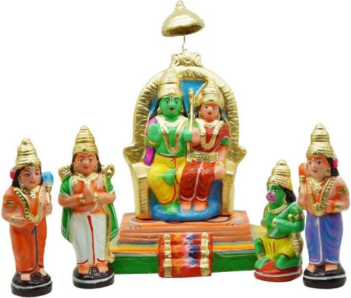 Sri Rama Pattabhishekam Dasara Dolls Set for Dasara - Image 2