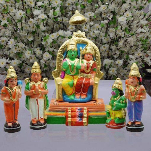 Sri Rama Pattabhishekam Dasara Dolls Set for Dasara - Image 3