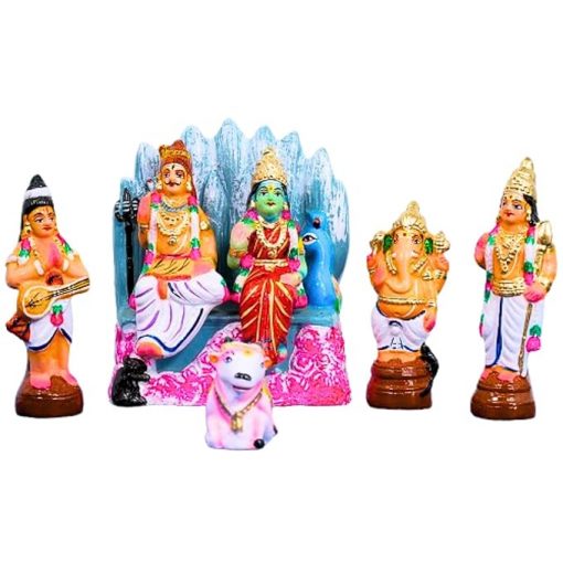 Shiva Parivar Set- Kailaya Malai Golu Dolls for Navrathri - Image 4