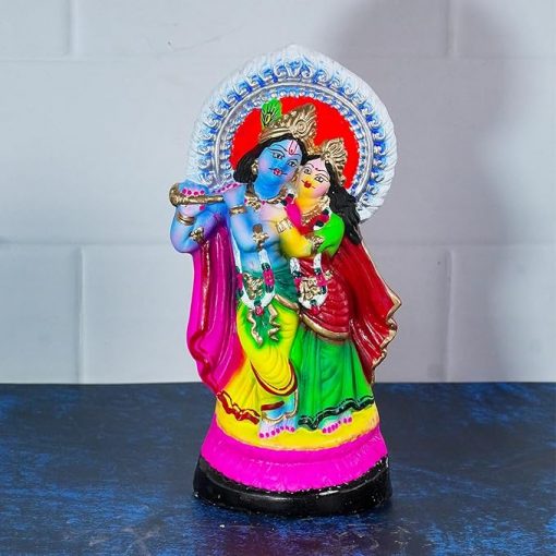 Radha Krishna Bommai Kolu for Navratri - 7 cm Handmade - Image 5