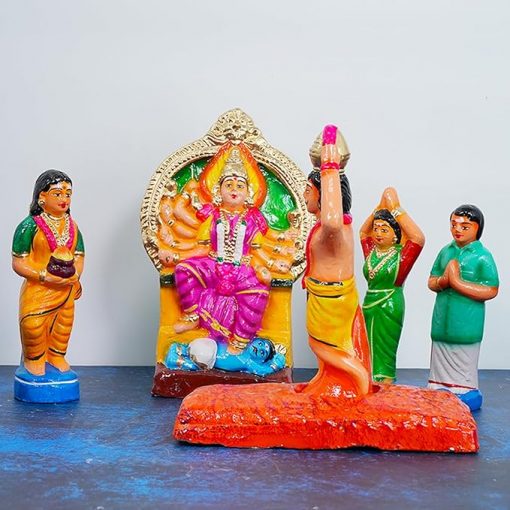 Poomithi Set / Kalika Amma Poomithi Golu Dolls - Image 4