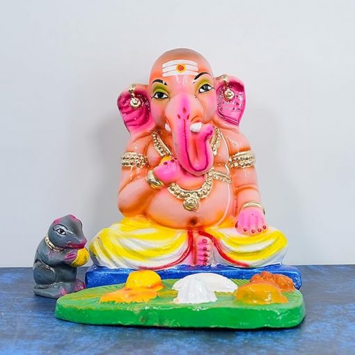 Bhojana Ganapati Kolu Bommai handmade Clay for Navarathri - Image 3