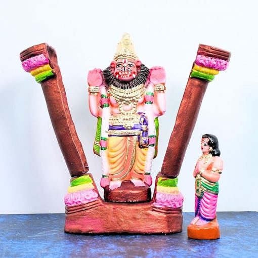 Bhaktha Prahaladha Set Handmade Clay Golu Dolls - Image 4