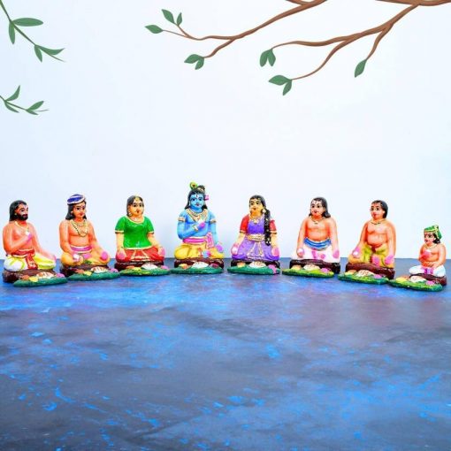 Krishna Bhojanam Kolu Bommai Set For Dussehra - Image 4