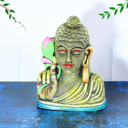 Clay Buddha Head Golu Doll