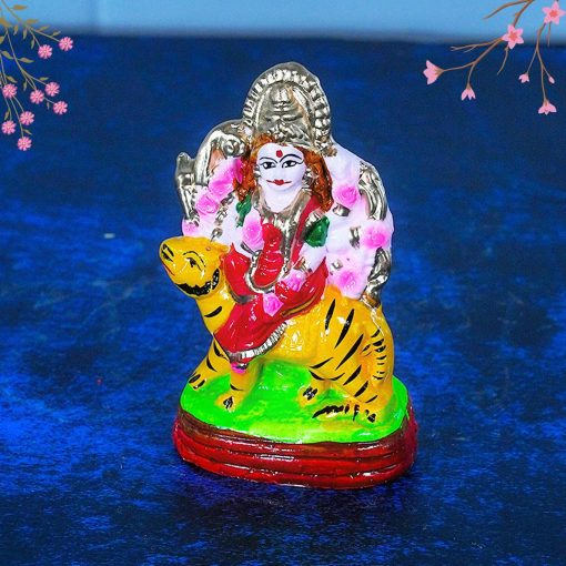 Goddess Maa Durga Devi Clay Idol