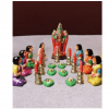 Vivekananda Golu Dolls Handmade Clay