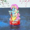 Radha Krishna Golu Doll Clay Showpiece Navratri Bommai for Dussehra