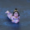Krishna Navratri Kolu Doll Lying on Floor - Handmade