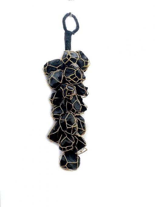 Black Tourmaline Rough Chunks for Wall Hangings for Protection from Negative Energy and Evil Eyes, Stone. - Image 2